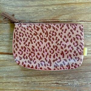Ipsy Leopard/Cheetah Print Cosmetics Bag